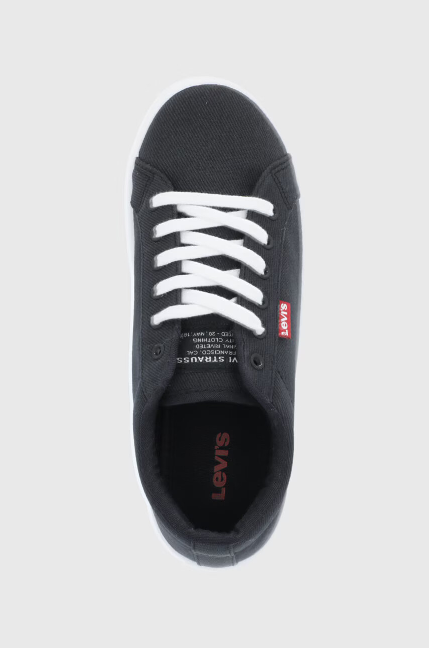 Levi's Ниски кецове Malibu 2.0 дамски в черно - Pepit.bg