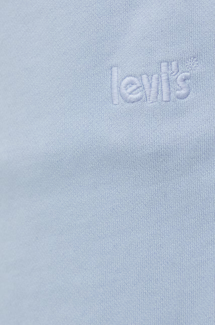 Levi's Памучен панталон дамски с изчистен дизайн - Pepit.bg