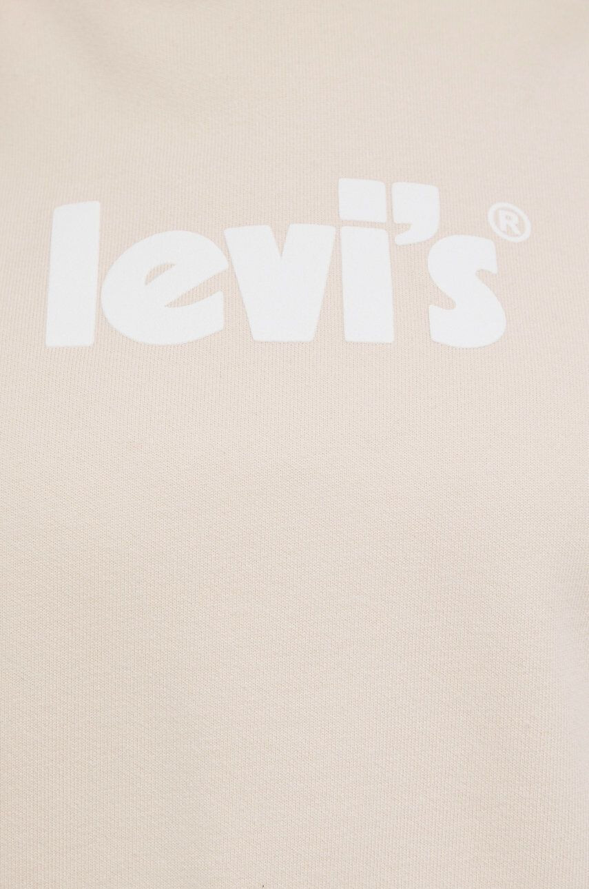 Levi's Памучен суичър дамска в розово с принт - Pepit.bg