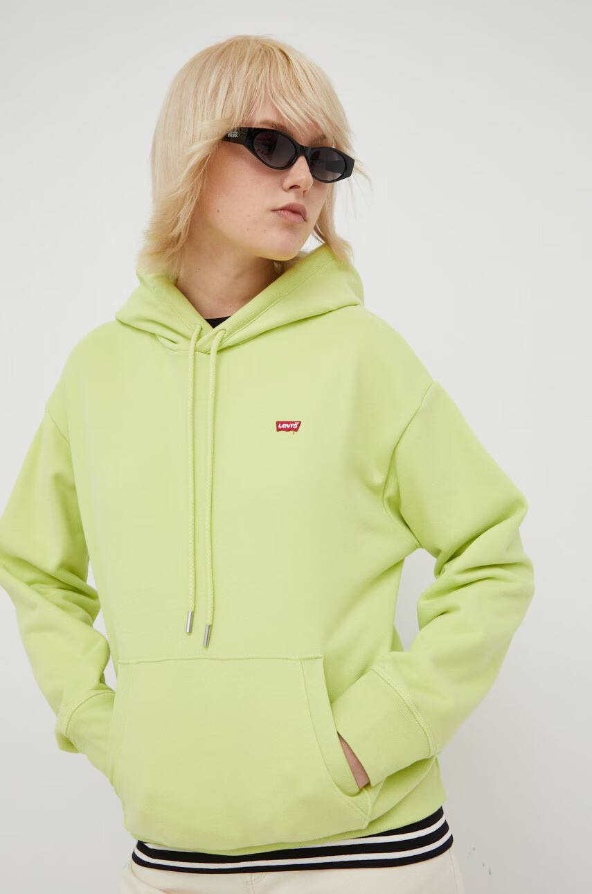 Levi's Памучен суичър в сиво с принт - Pepit.bg