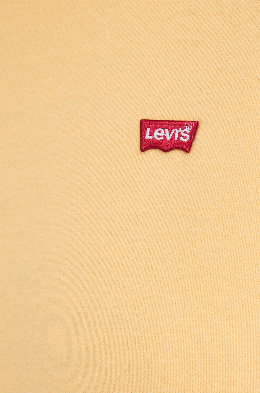 Levi's Памучен суичър в оранжево с изчистен дизайн - Pepit.bg