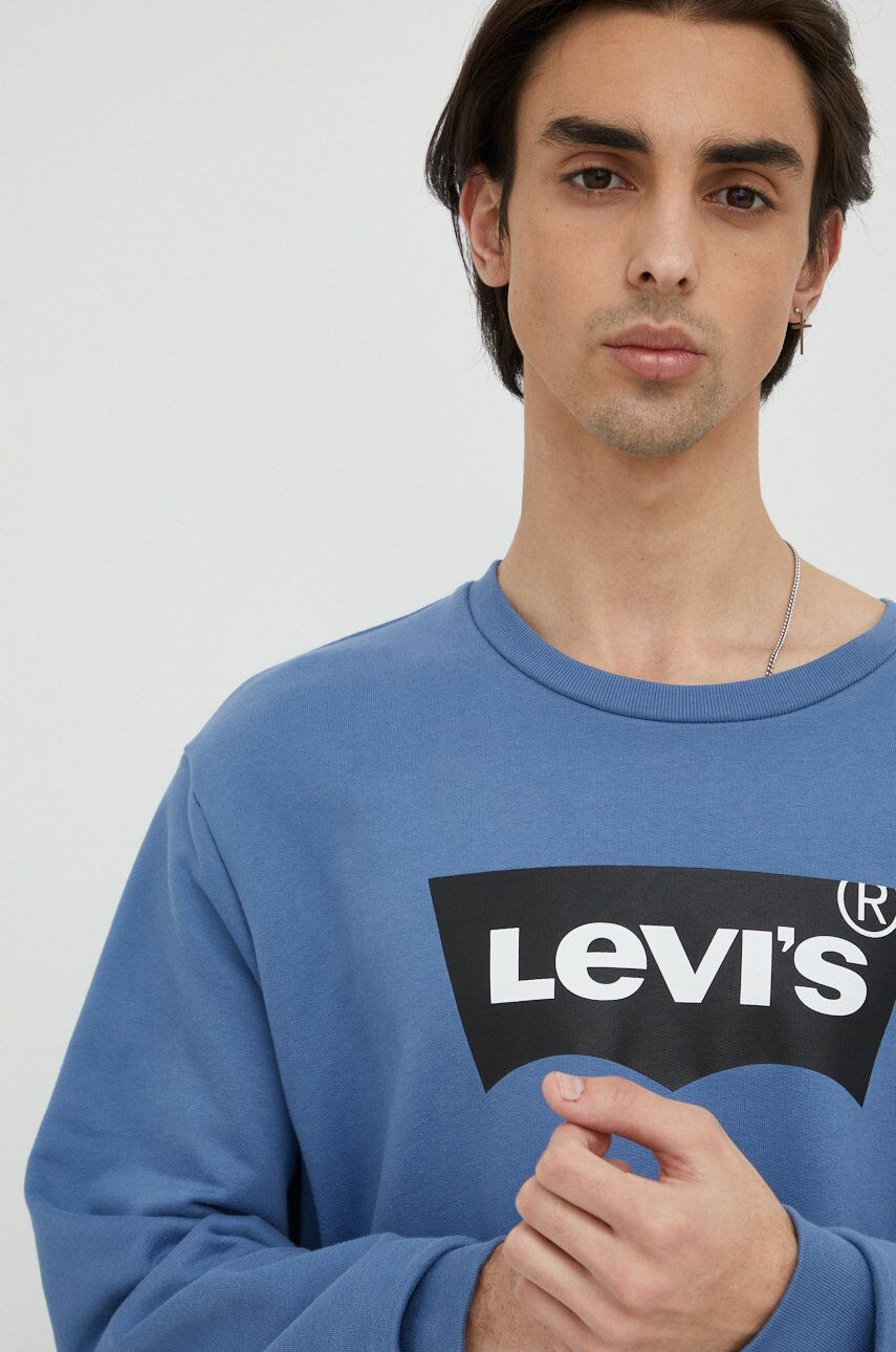 Levi's Памучен суичър с принт - Pepit.bg