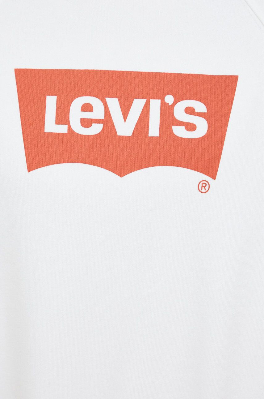 Levi's Памучен суичър в бежово с принт - Pepit.bg