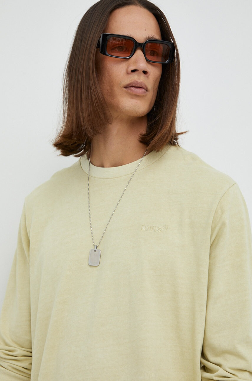 Levi's Памучна блуза с дълги ръкави - Pepit.bg