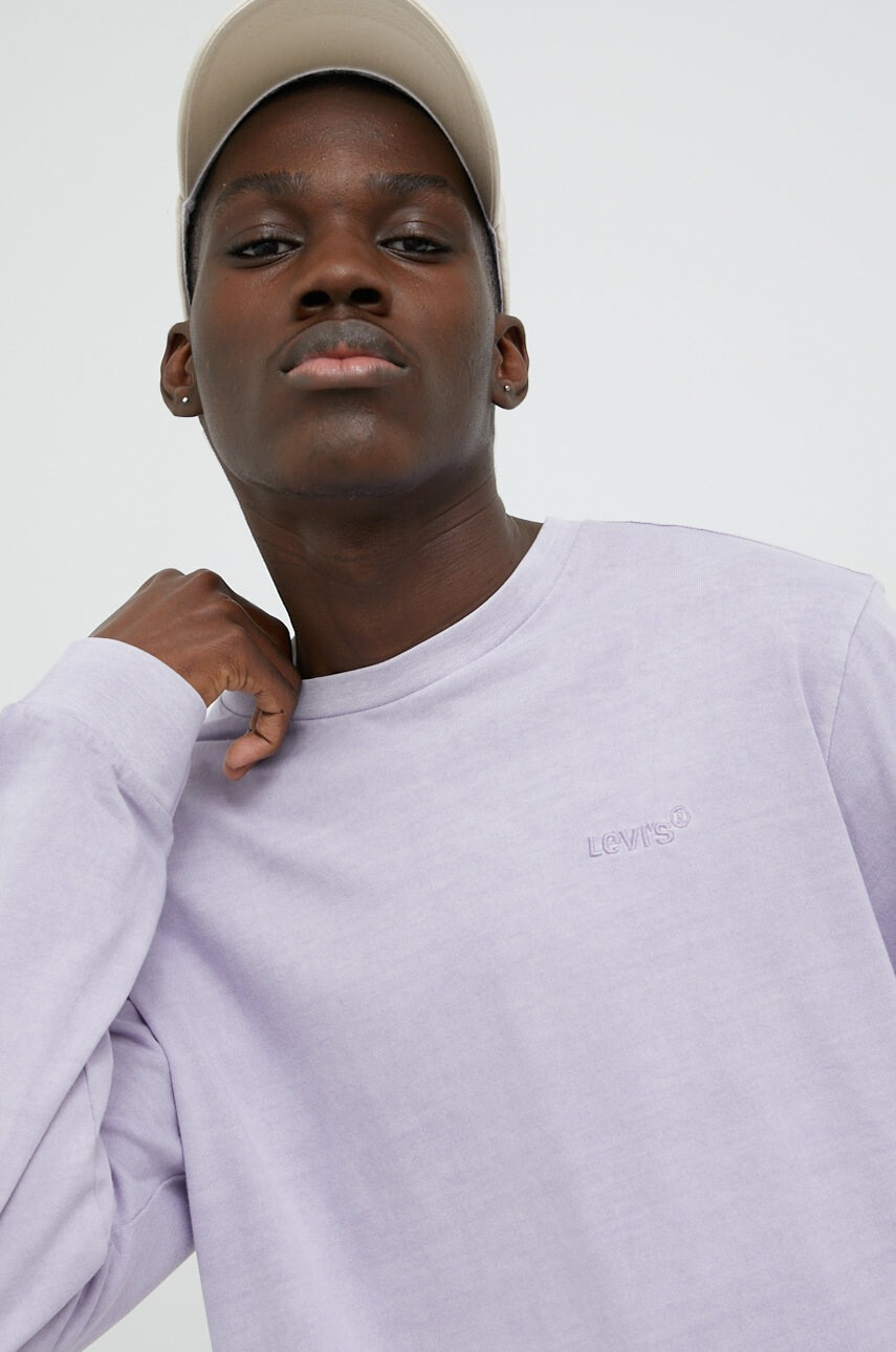 Levi's Памучна блуза с дълги ръкави - Pepit.bg