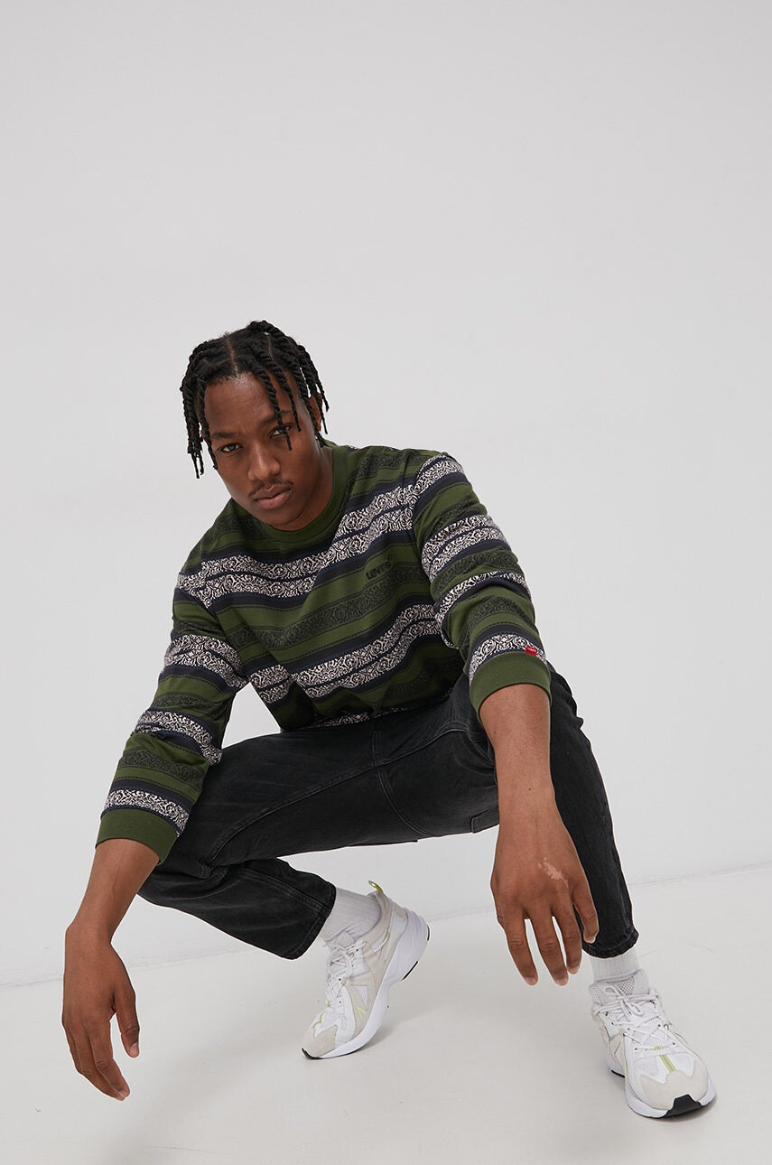 Levi's Памучна блуза с дълги ръкави - Pepit.bg
