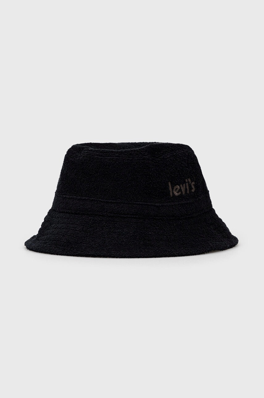 Levi's Памучна капела в черно от памук - Pepit.bg