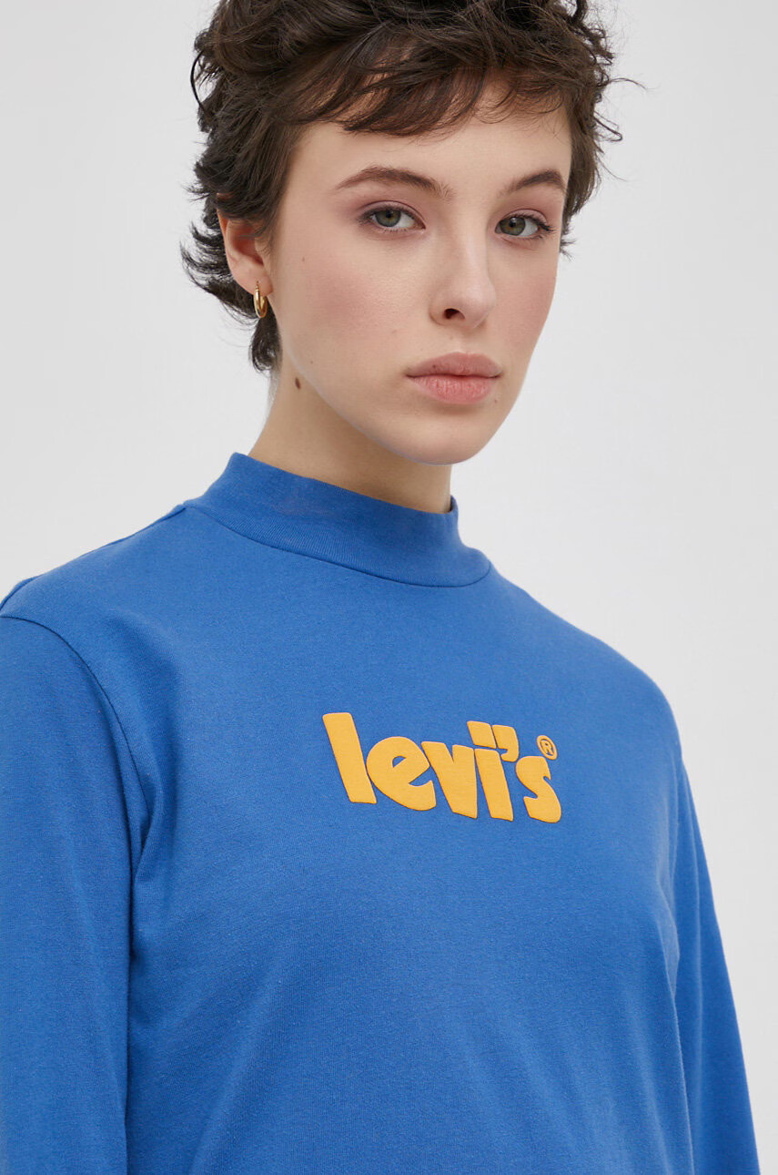 Levi's Памучна рокля къс модел със стандартна кройка - Pepit.bg