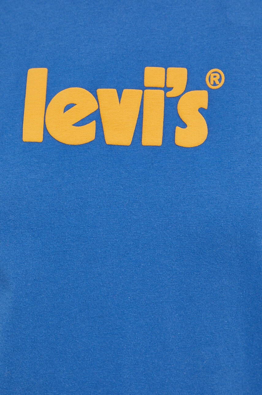 Levi's Памучна рокля къс модел със стандартна кройка - Pepit.bg