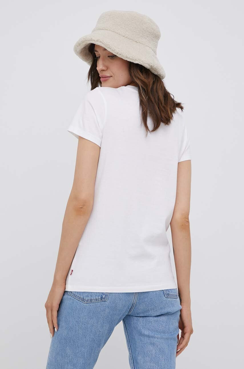 Levi's Памучна тениска в бяло - Pepit.bg