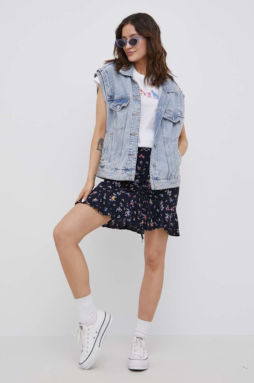 Levi's Памучна тениска в бяло - Pepit.bg