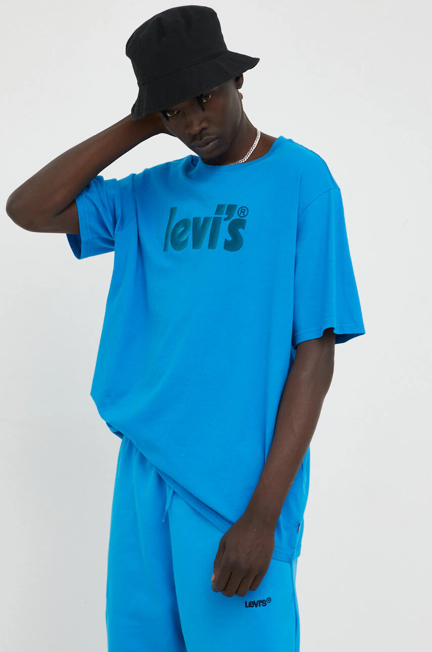 Levi's Памучна тениска с принт - Pepit.bg