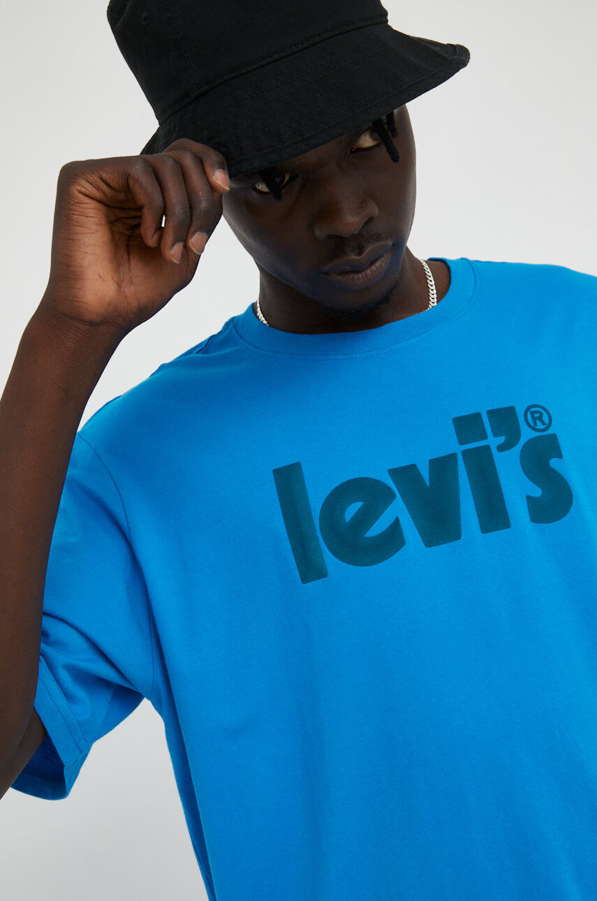 Levi's Памучна тениска с принт - Pepit.bg