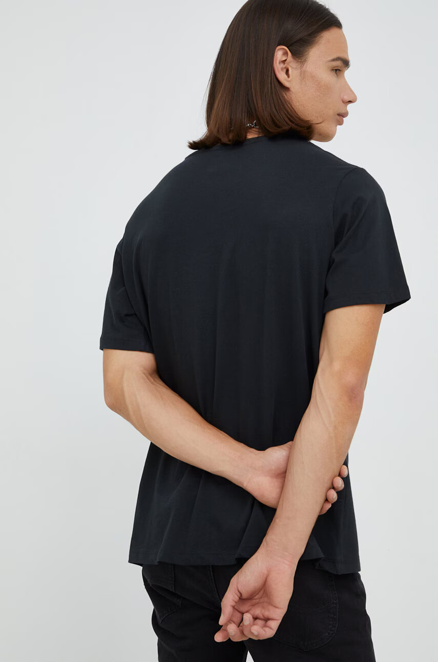 Levi's Памучна тениска в черно с принт - Pepit.bg