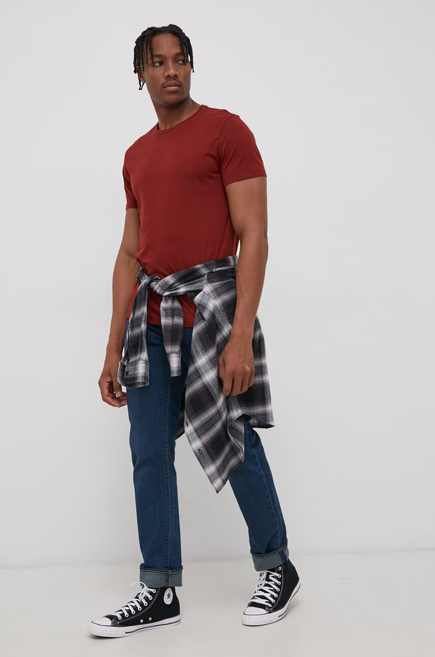Levi's Памучна тениска (2 броя) с изчистен дизайн - Pepit.bg