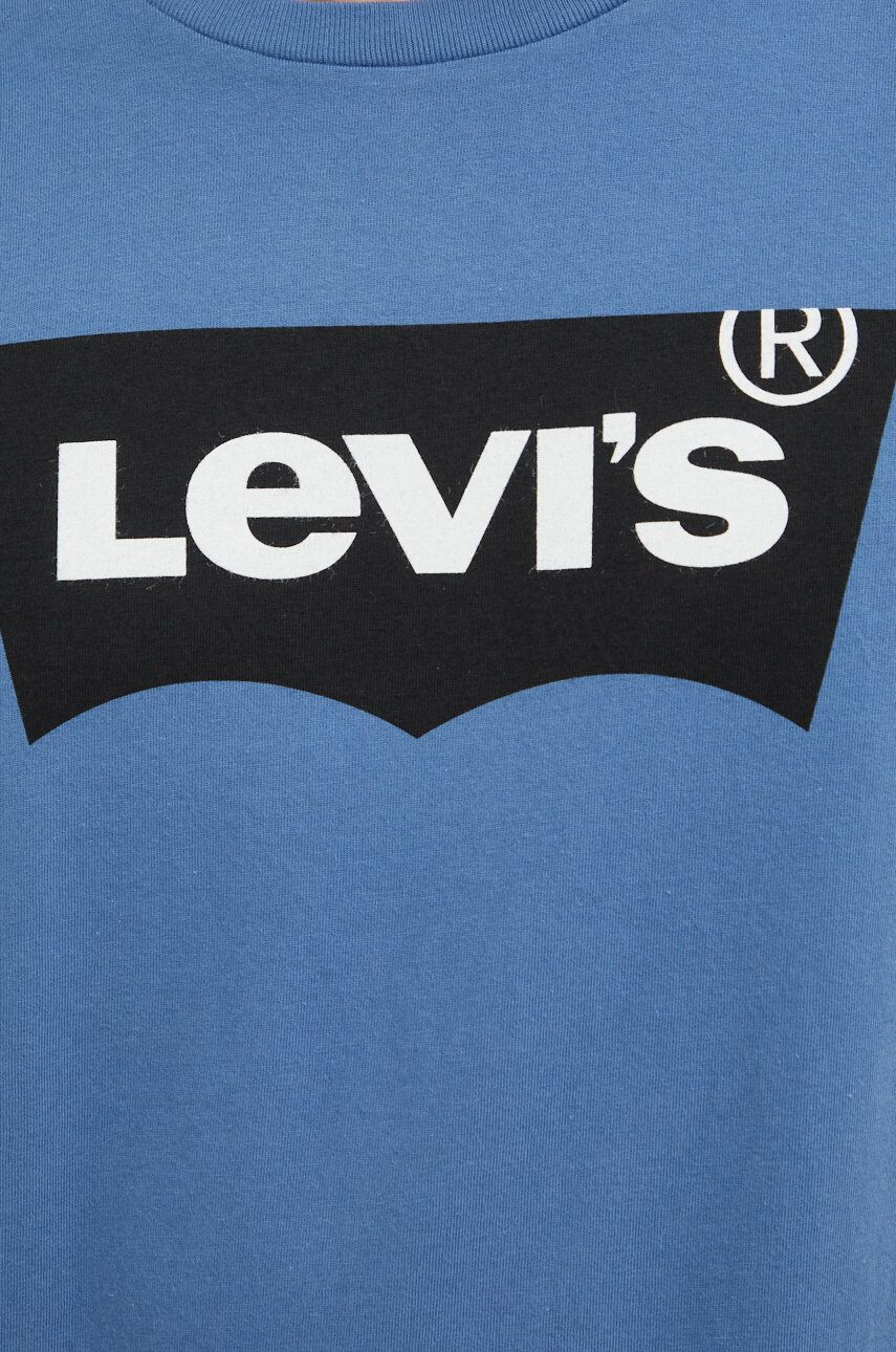 Levi's Памучна тениска в оранжево - Pepit.bg