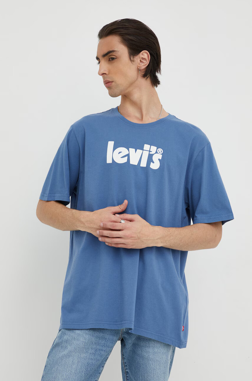 Levi's Памучна тениска с принт - Pepit.bg