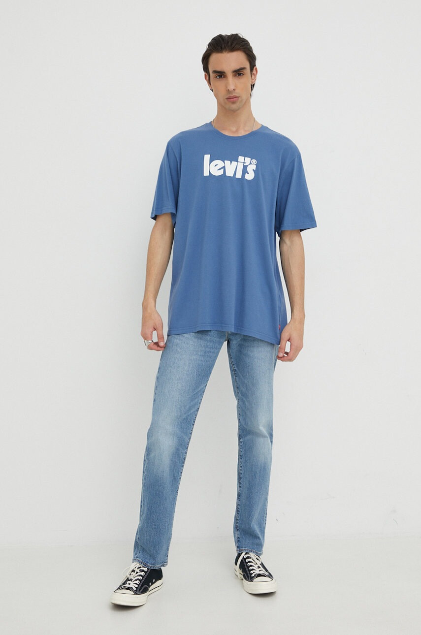 Levi's Памучна тениска с принт - Pepit.bg