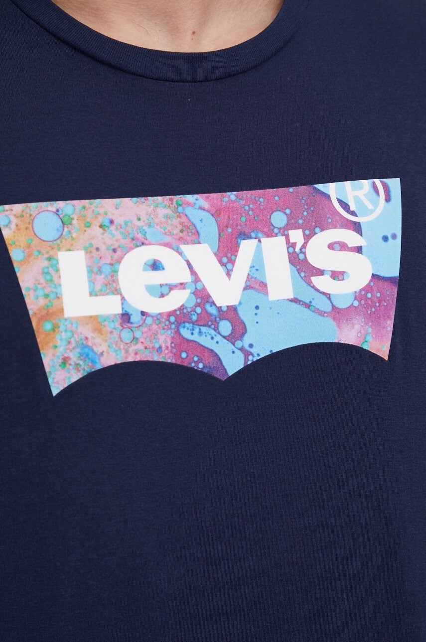 Levi's Памучна тениска в зелено - Pepit.bg