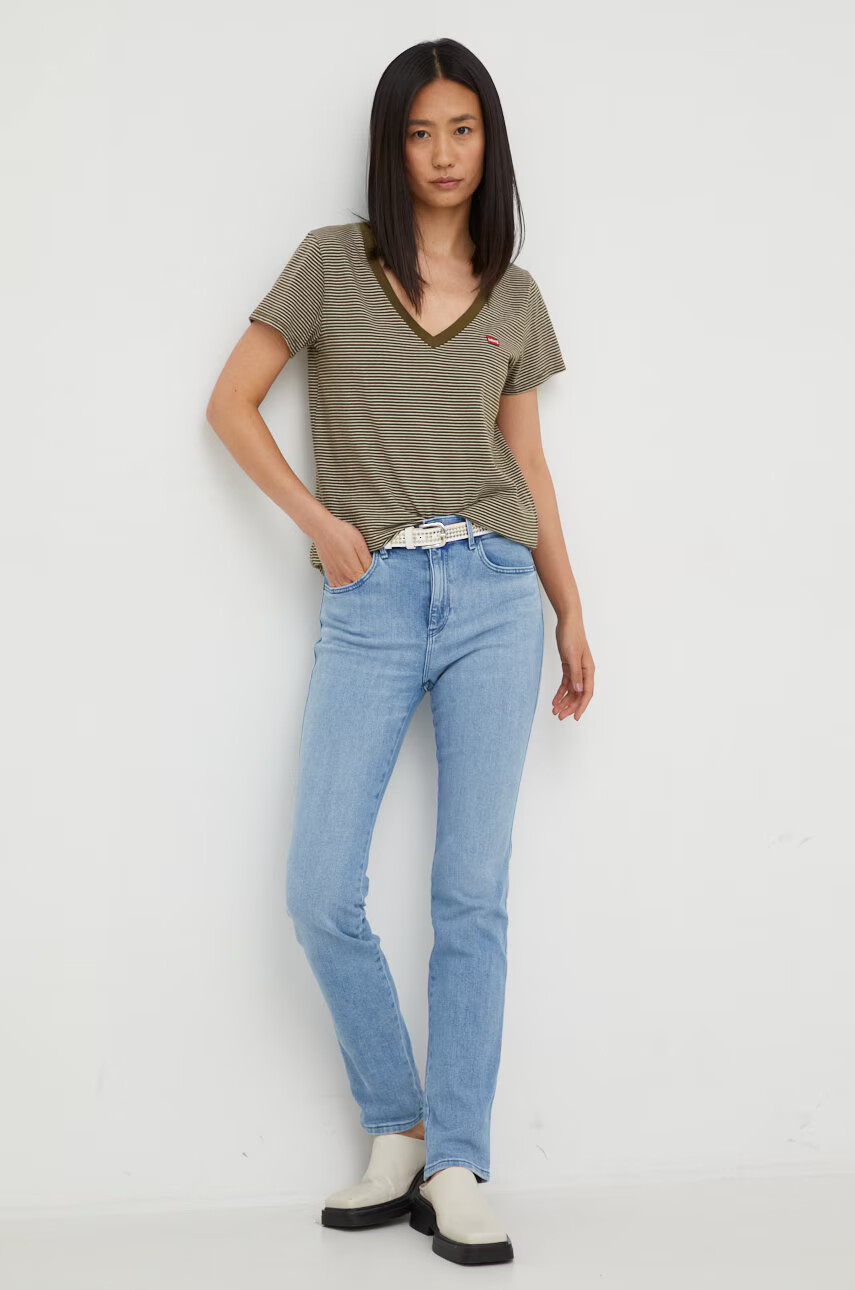 Levi's Памучна тениска в бяло - Pepit.bg