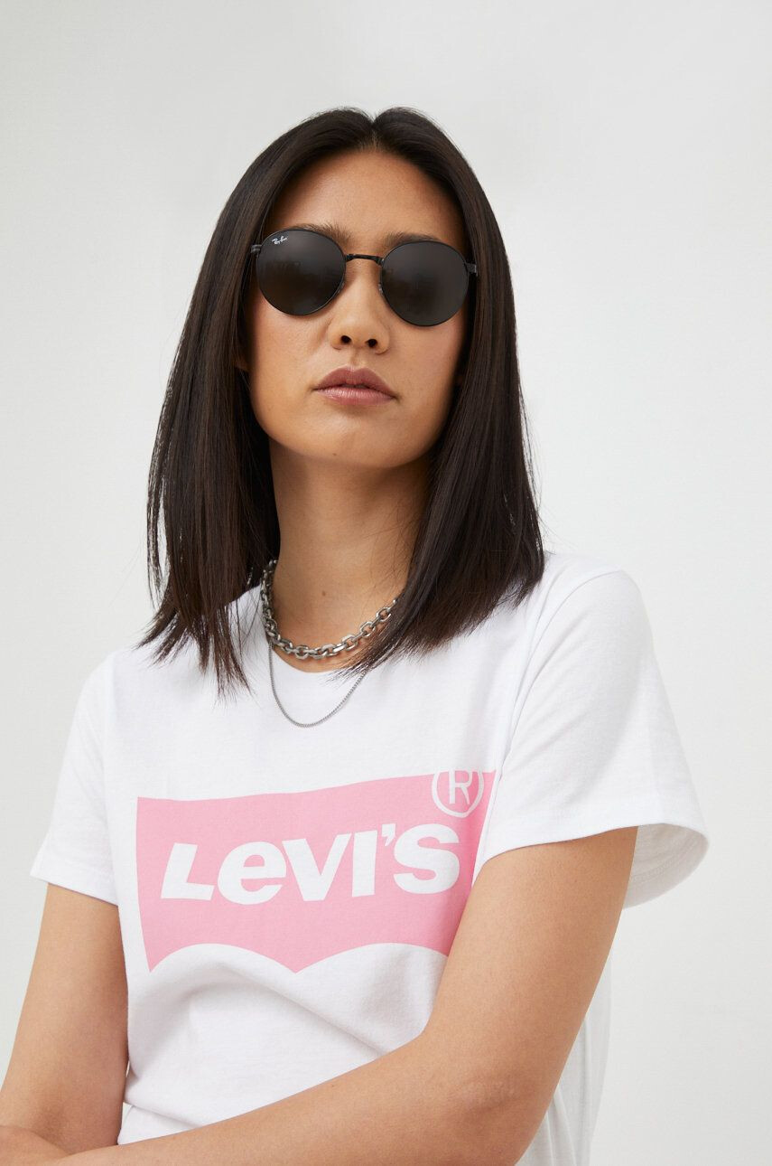 Levi's Памучна тениска в жълто - Pepit.bg