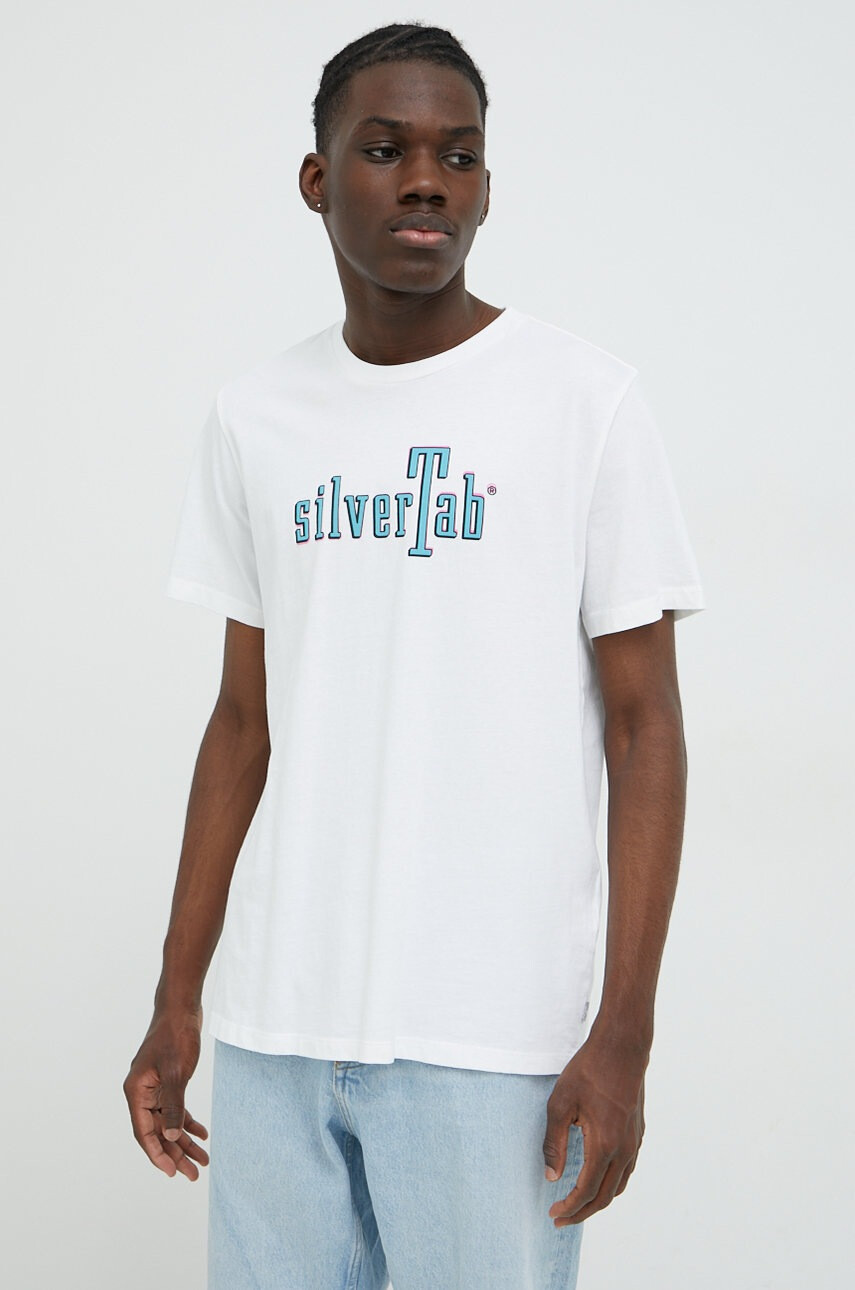 Levi's Памучна тениска в бяло с принт - Pepit.bg