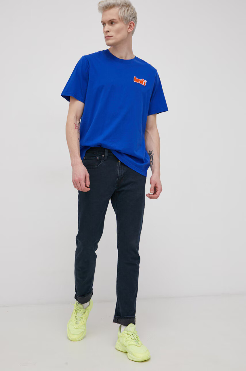 Levi's Памучна тениска с апликация - Pepit.bg
