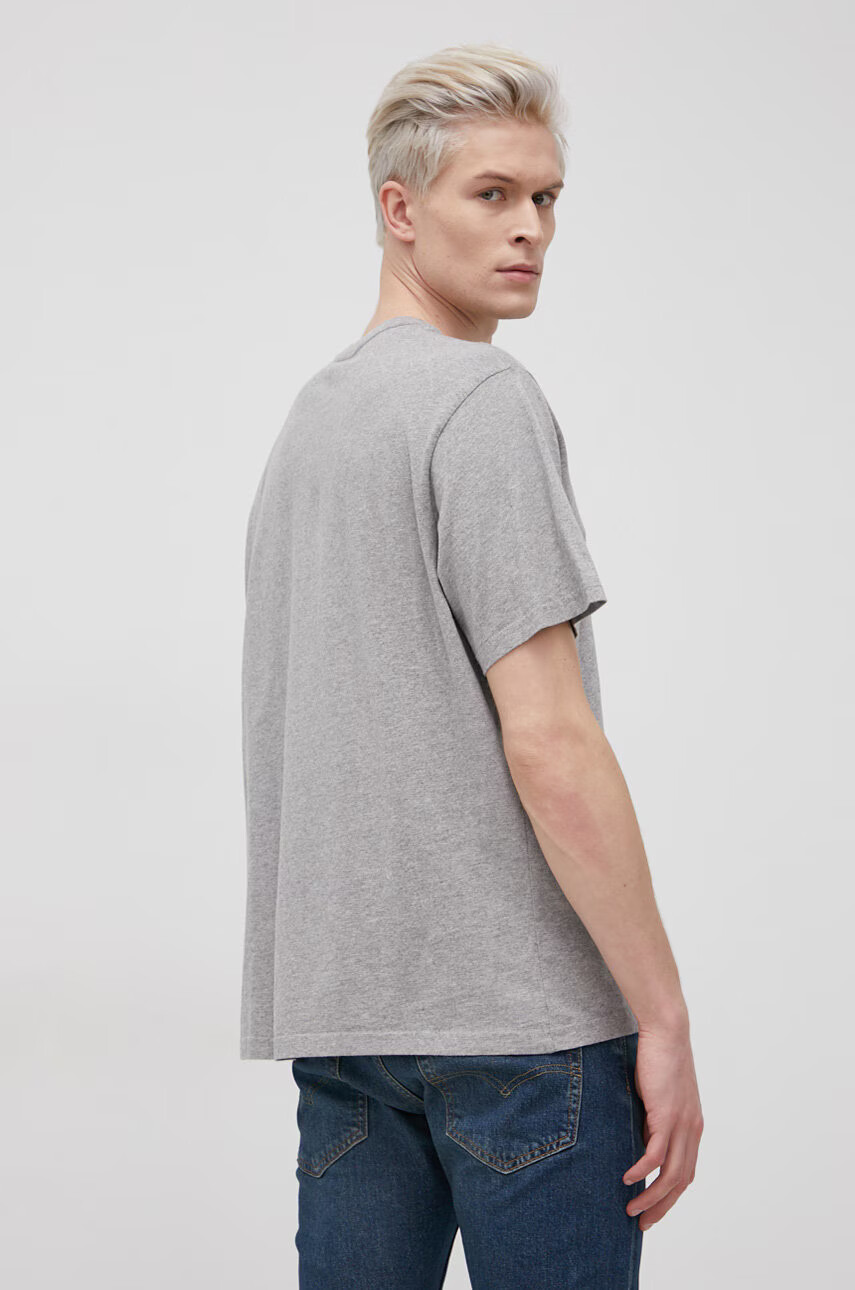 Levi's Памучна тениска в меланж на сиво - Pepit.bg