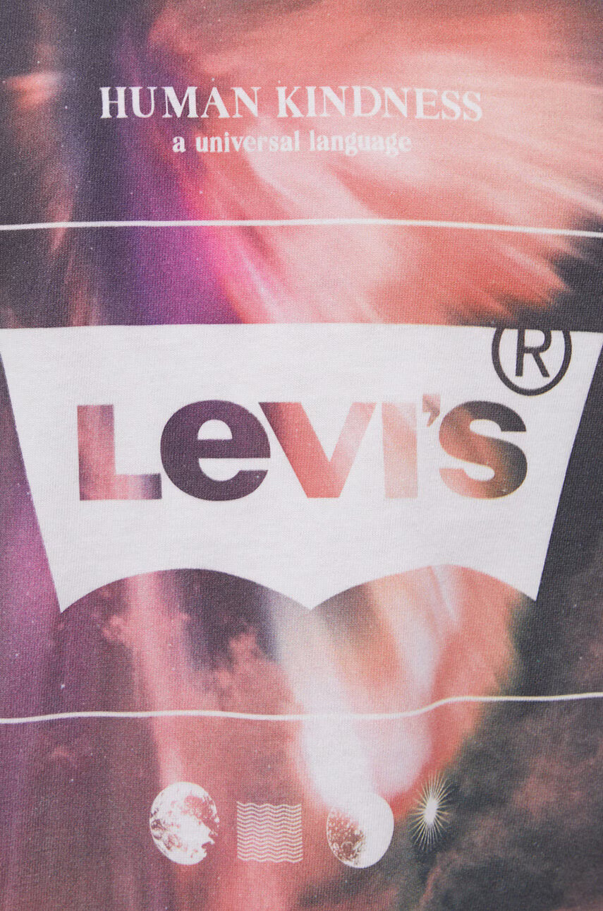 Levi's Памучна тениска в бяло с принт - Pepit.bg