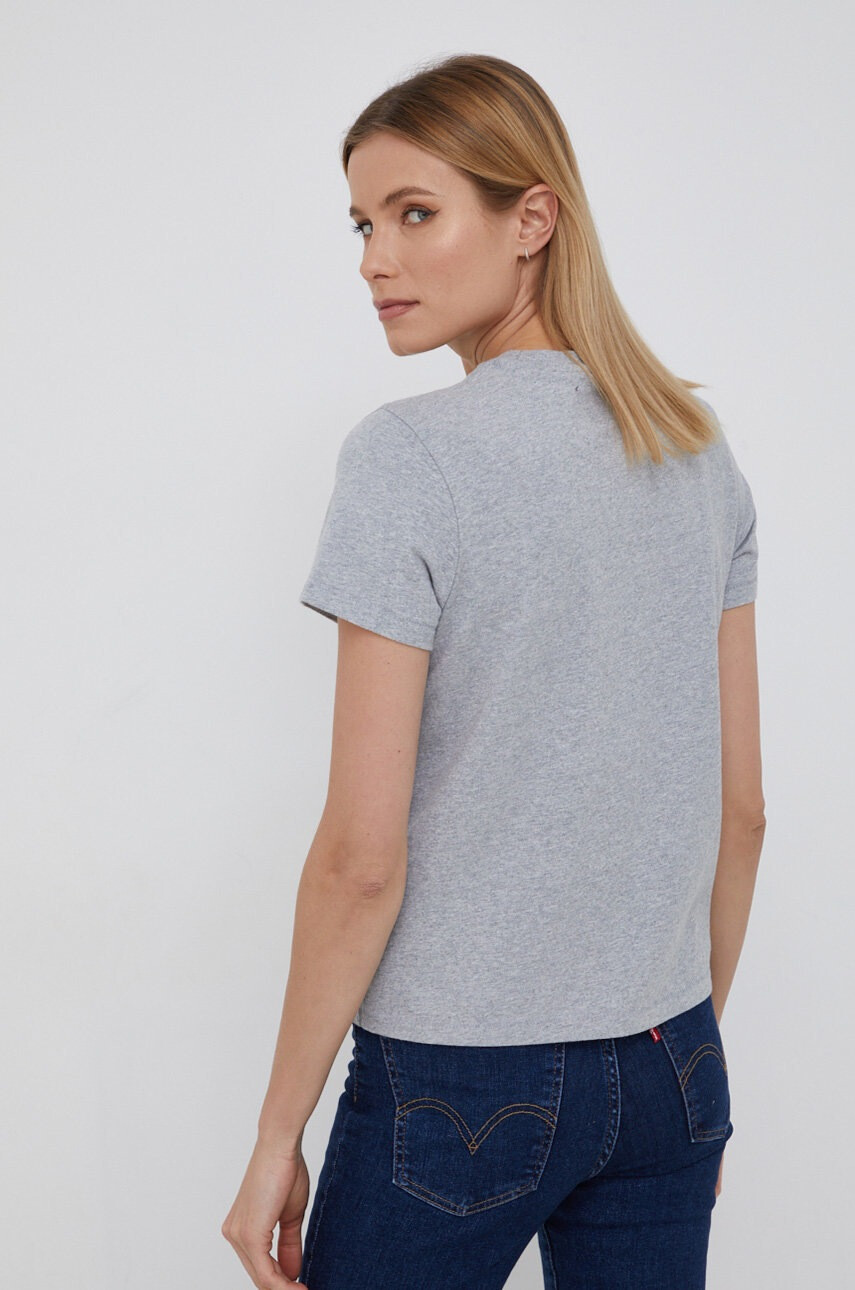 Levi's Памучна тениска в сиво - Pepit.bg