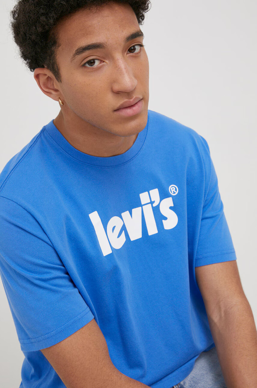 Levi's Памучна тениска с принт - Pepit.bg