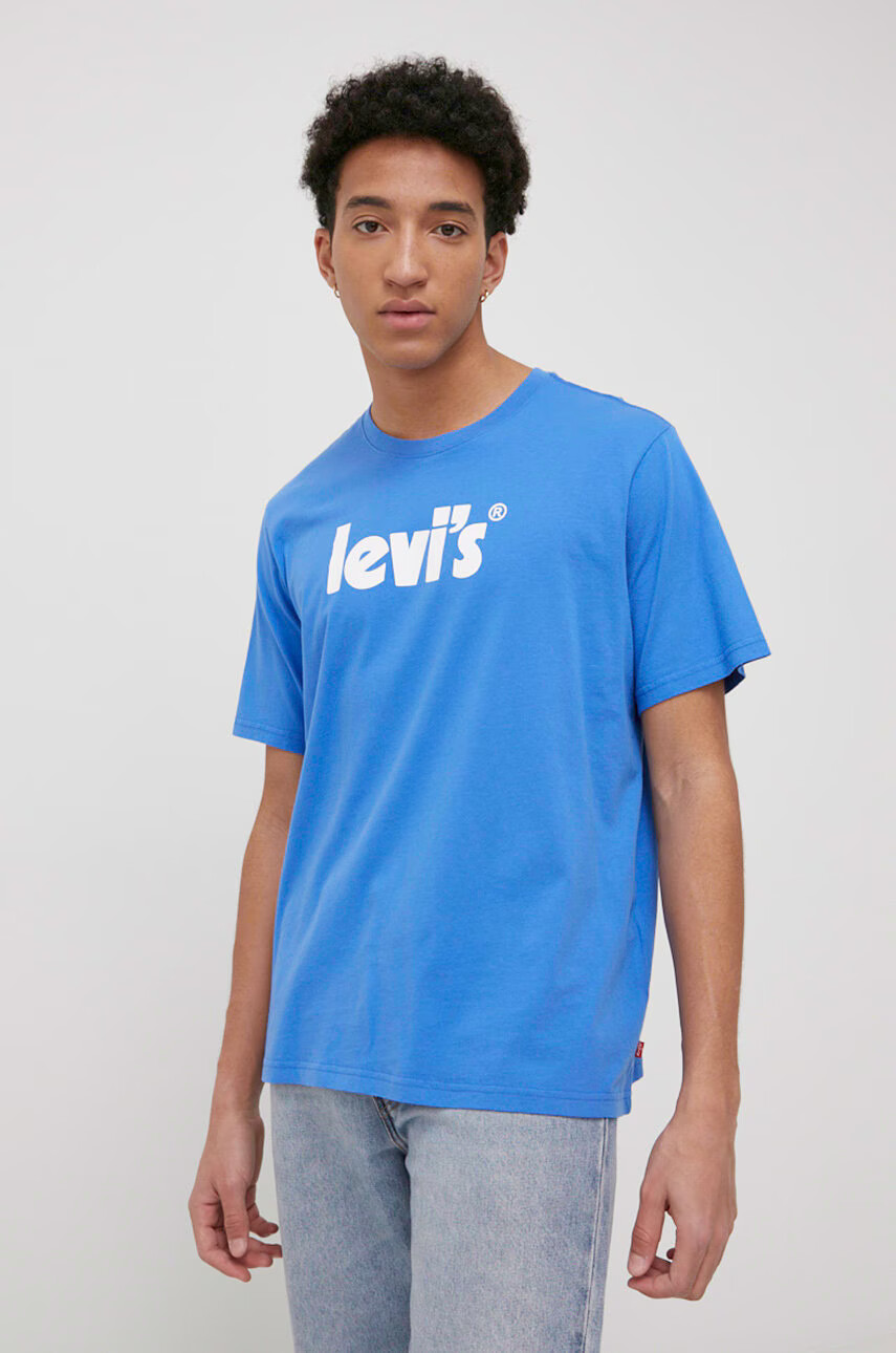 Levi's Памучна тениска с принт - Pepit.bg