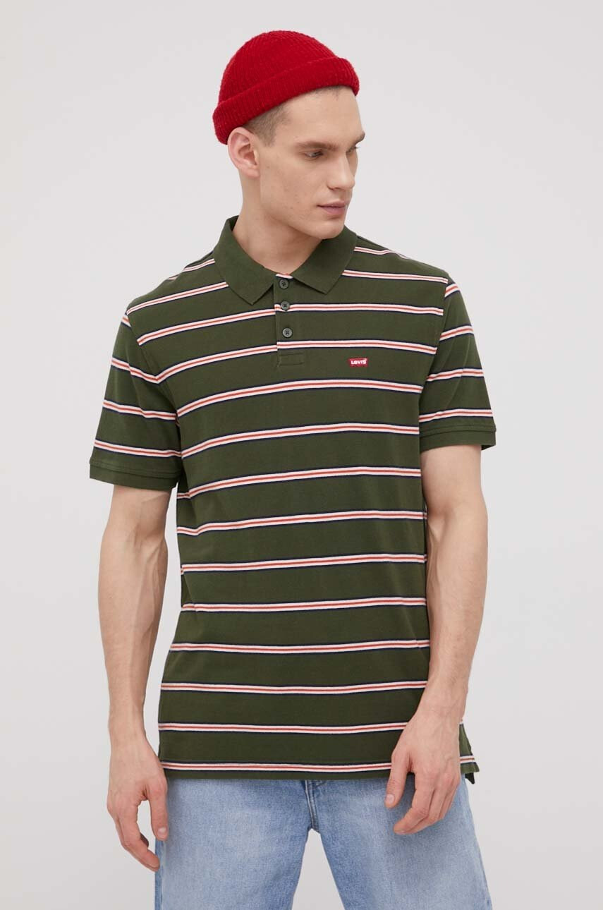 Levi's Памучна тениска с яка - Pepit.bg