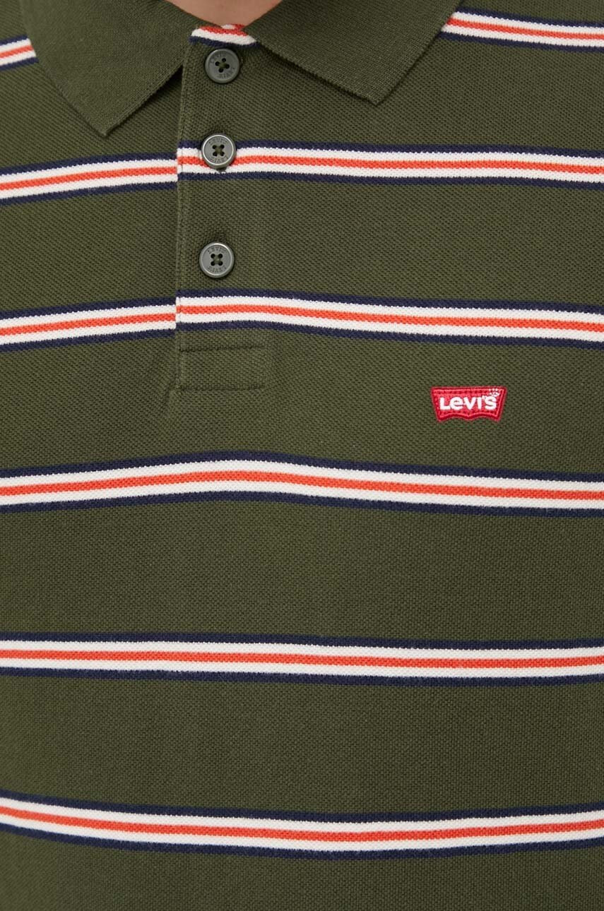 Levi's Памучна тениска с яка - Pepit.bg