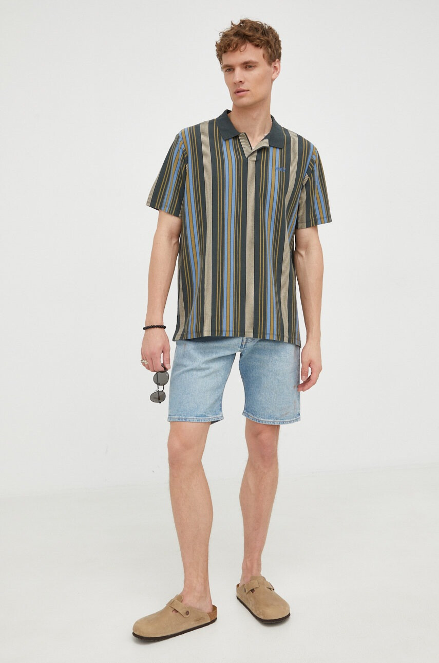Levi's Памучна тениска с яка - Pepit.bg
