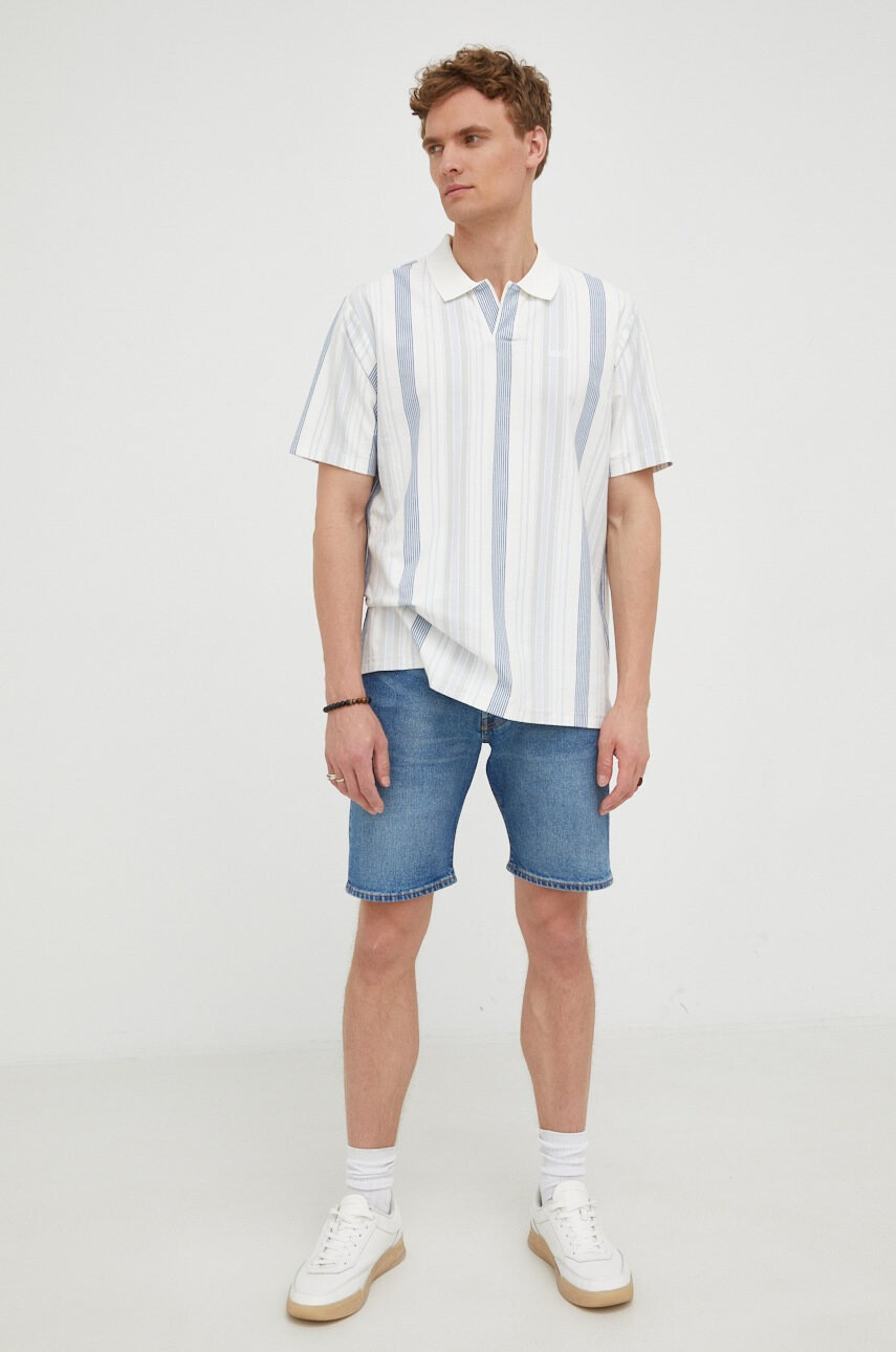 Levi's Памучна тениска с яка - Pepit.bg