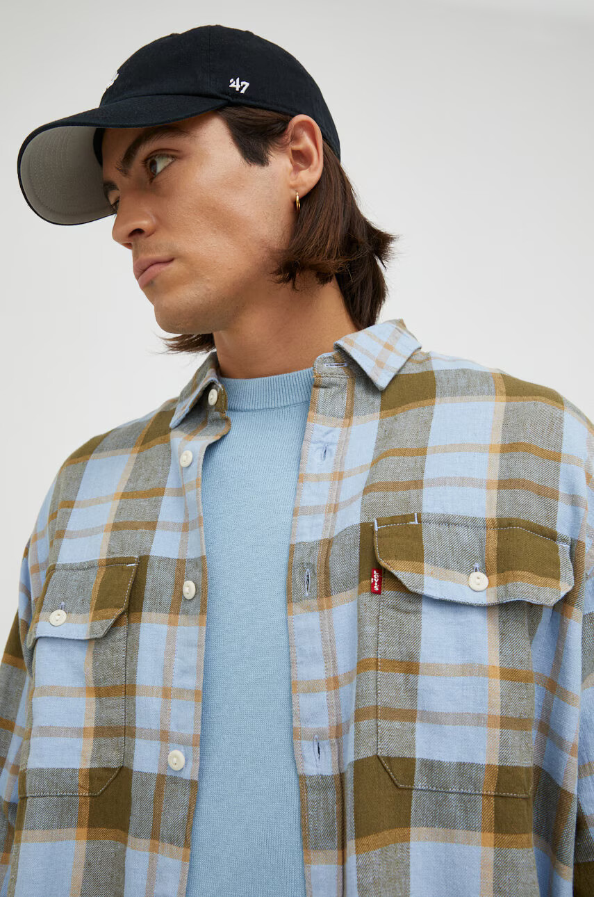 Levi's Риза мъжка със свободна кройка с класическа яка - Pepit.bg