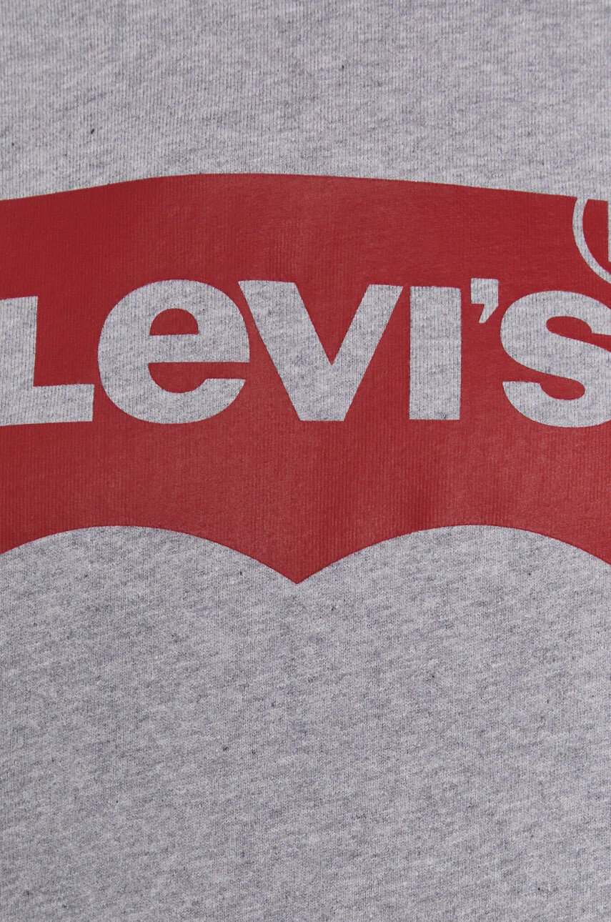 Levi's Суичър дамски в сиво с принт - Pepit.bg
