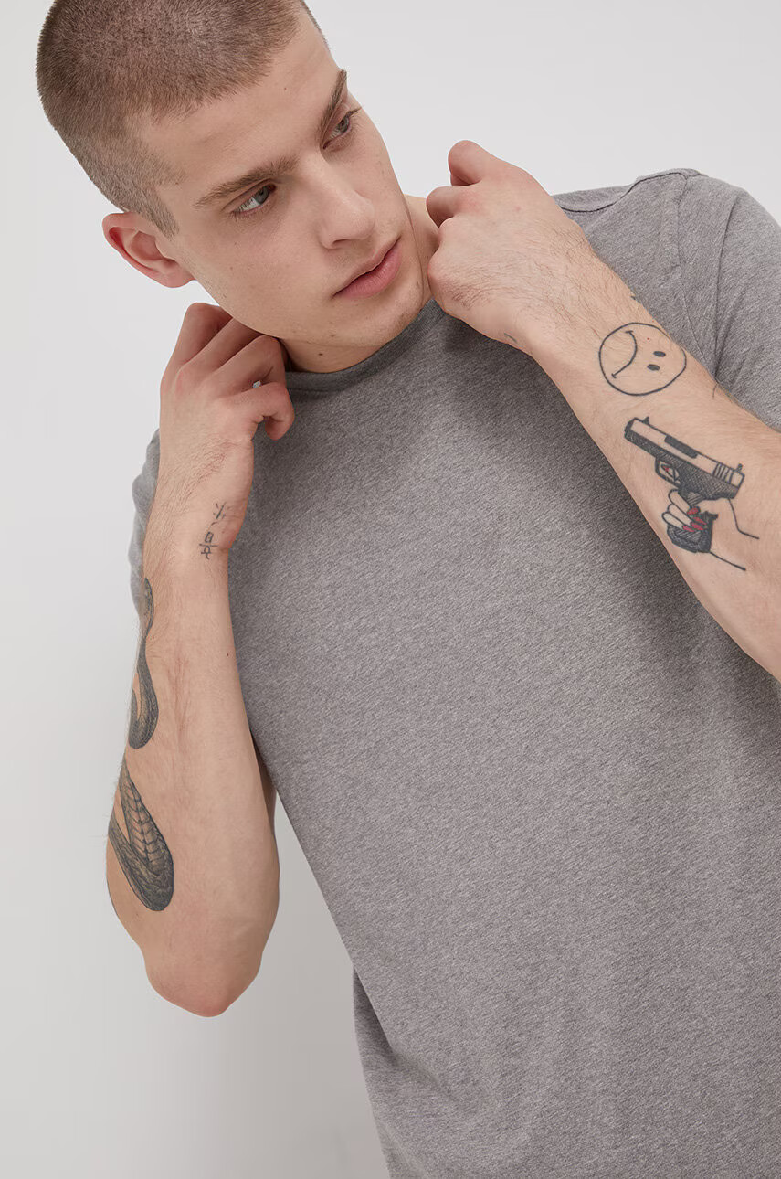 Levi's Тениска мъжка в сиво с изчистен дизайн - Pepit.bg
