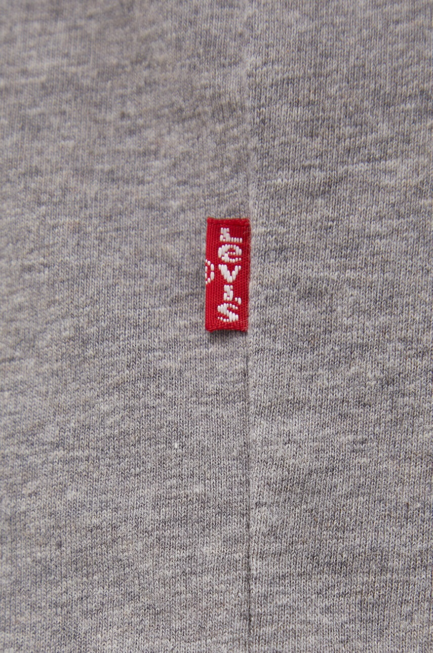 Levi's Тениска мъжка в сиво с изчистен дизайн - Pepit.bg