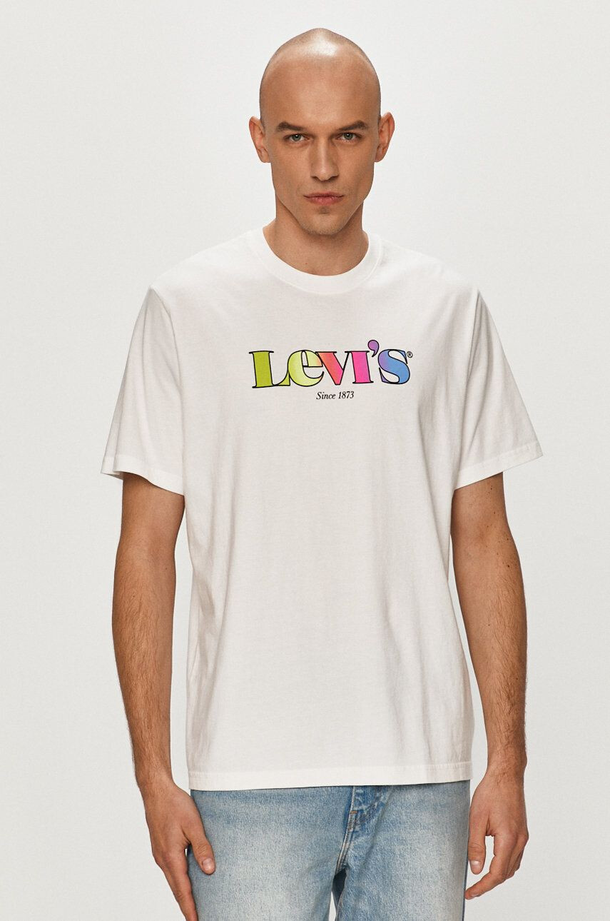 Levi's Тениска в бяло - Pepit.bg