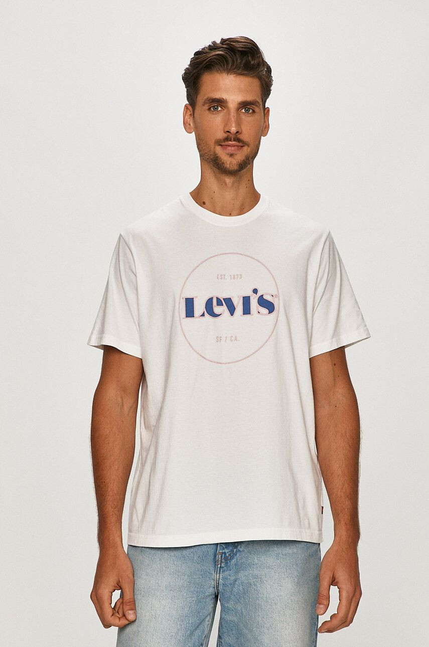 Levi's Тениска в бяло - Pepit.bg