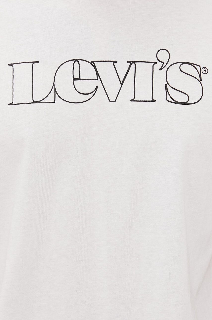 Levi's Тениска в бяло с принт - Pepit.bg