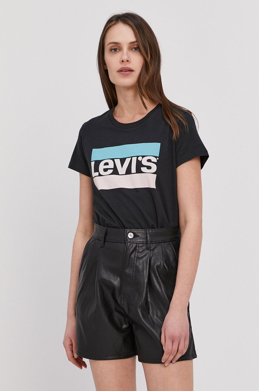 Levi's Тениска в черно - Pepit.bg