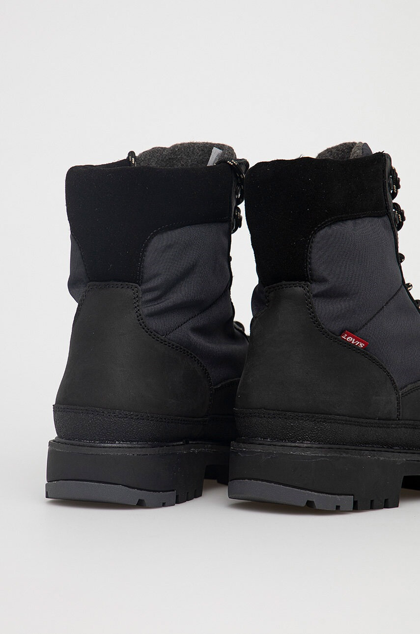 Levi's Туристически обувки мъжки в черно - Pepit.bg