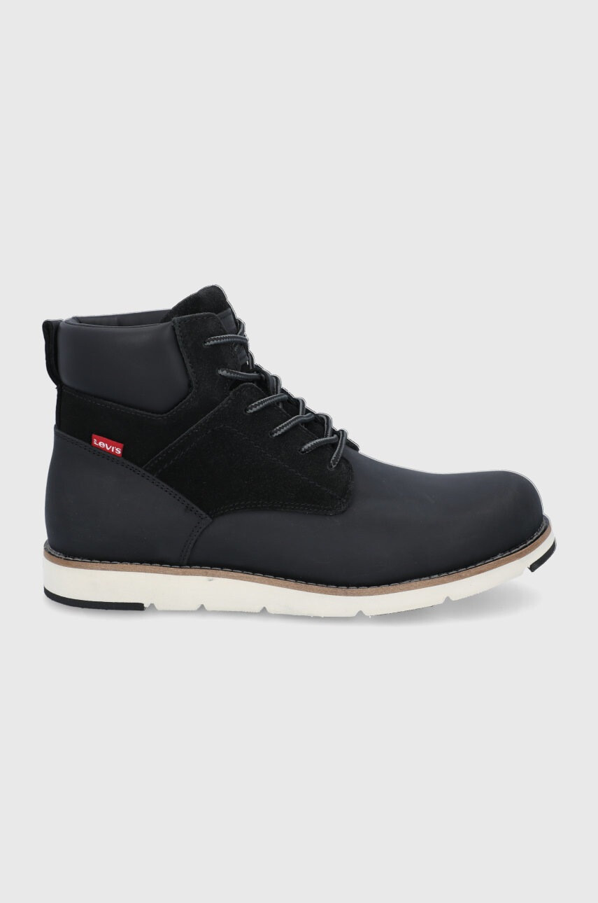 Levi's Високи обувки мъжки в черно - Pepit.bg