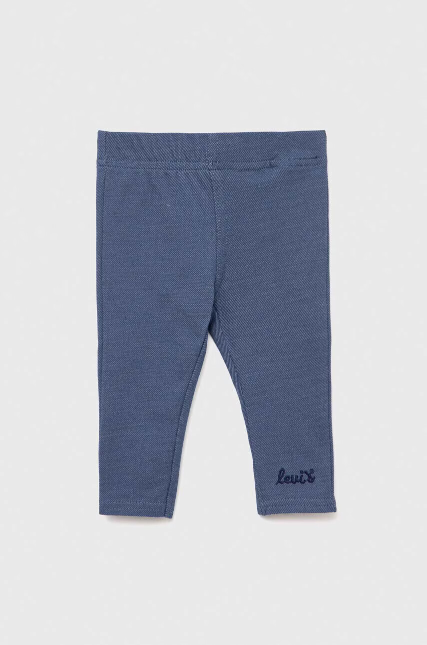 Levi's Бебешки клин (2 броя) в синьо с изчистен дизайн - Pepit.bg
