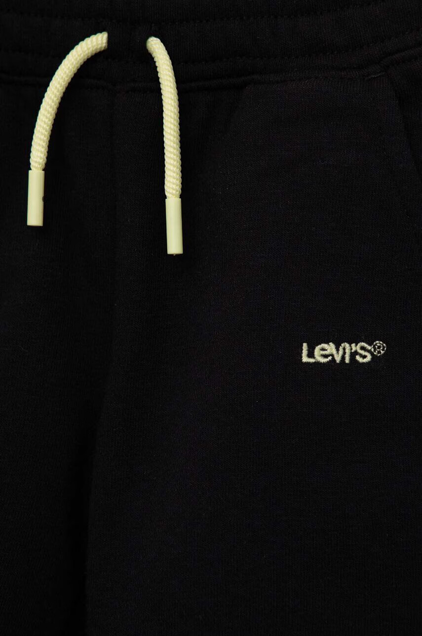 Levi's Бебешки шорти в черно с изчистен дизайн - Pepit.bg
