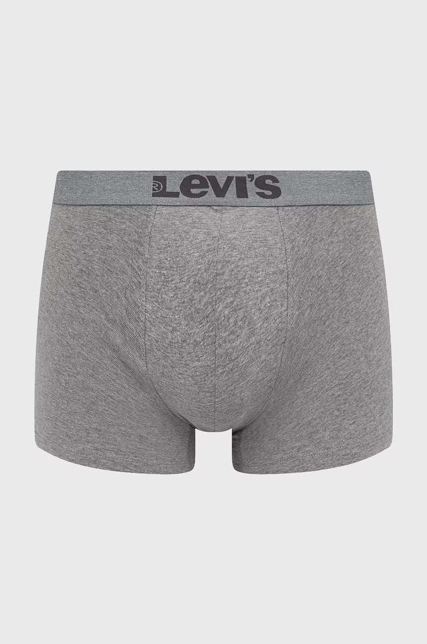 Levi's Боксерки (2-pack) мъжки в сиво - Pepit.bg