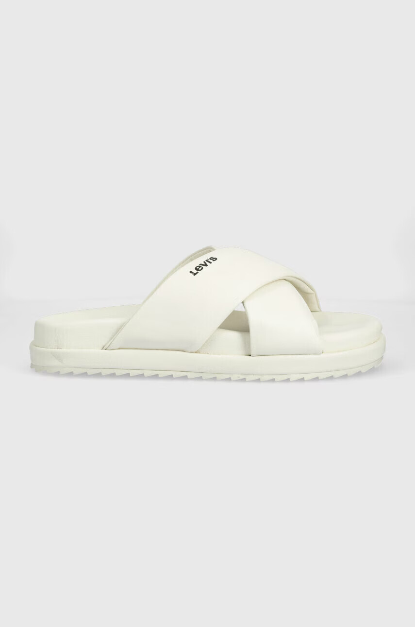 Levi's Чехли Lydia в бяло D7527.0002 - Pepit.bg
